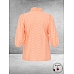 KAFFE Curve Blouse Vitana Peach Nectar